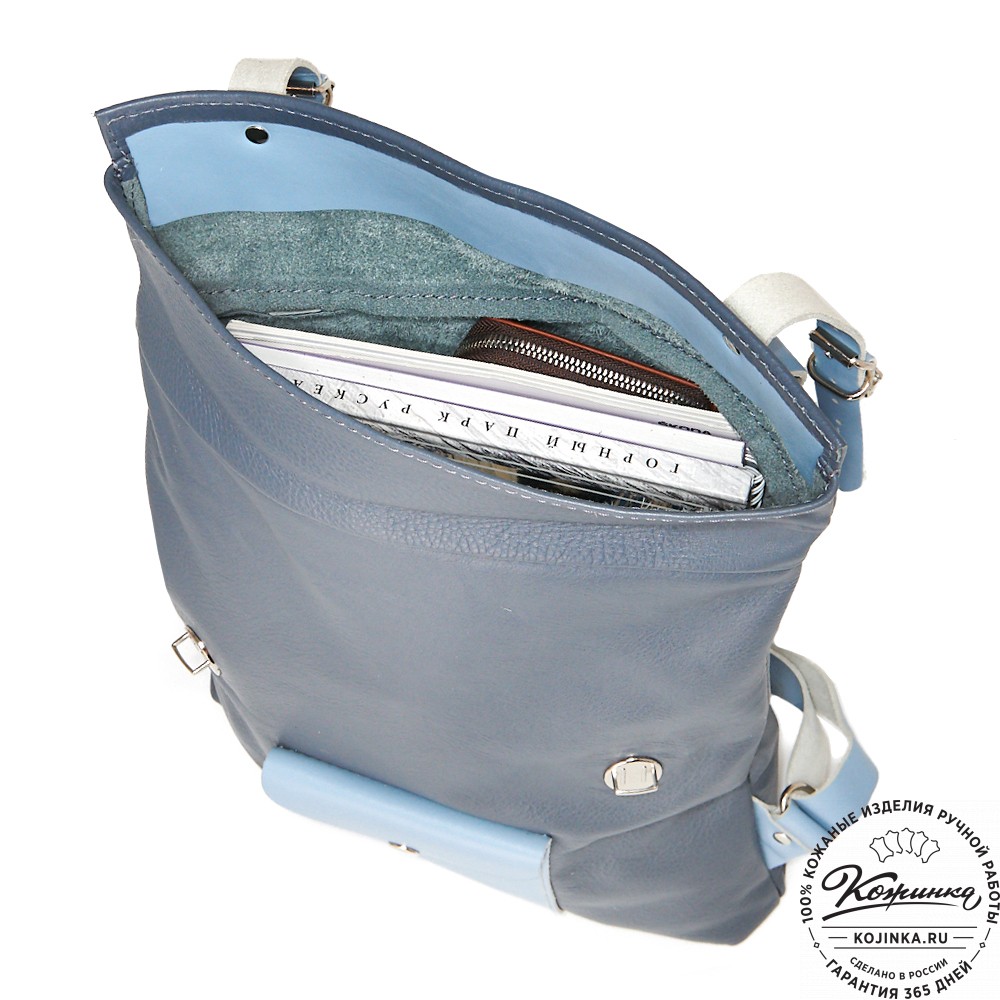 Кожаный рюкзак "Vogue New" (джинс)